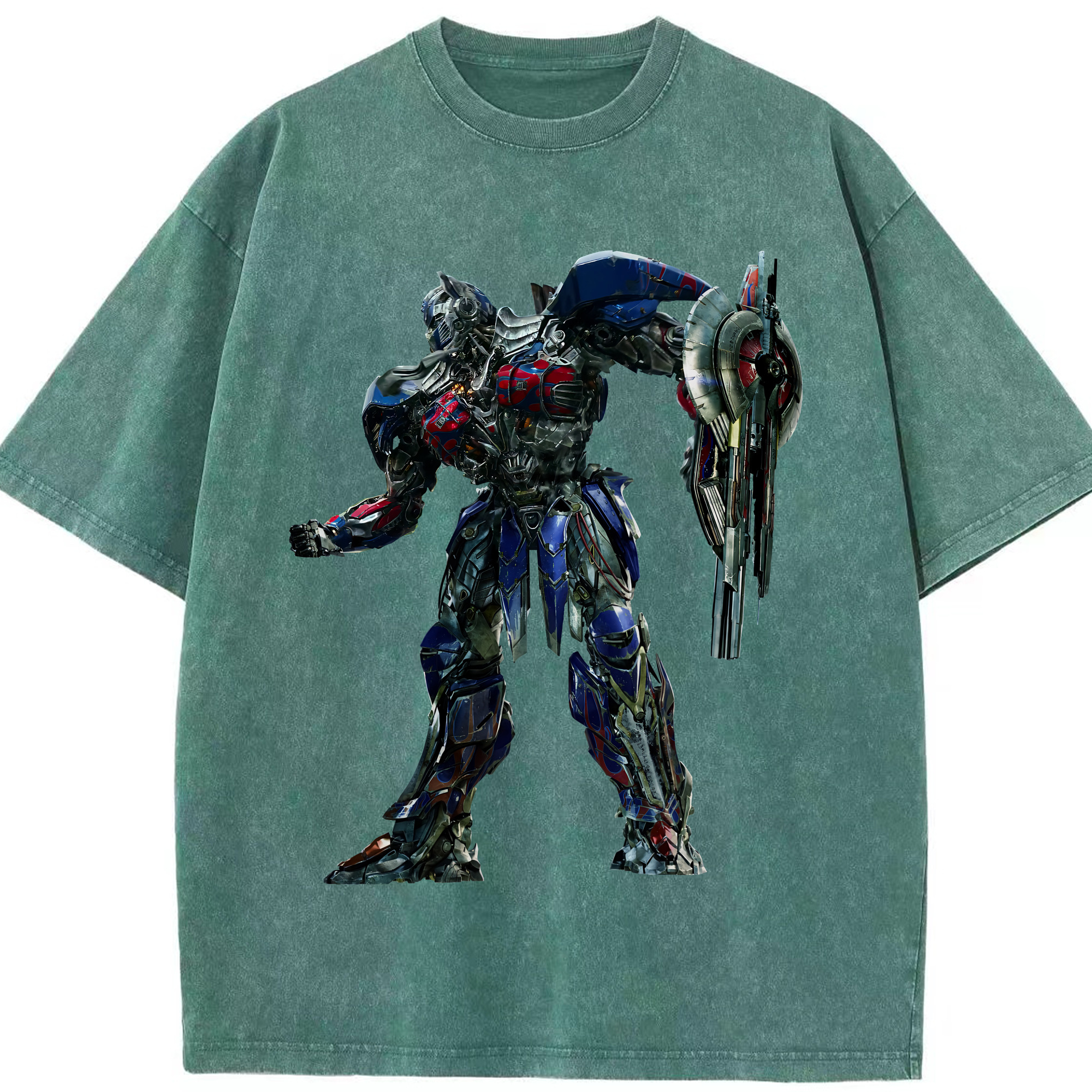 （画像用） Transformers トランスフォーマー 綿100% ヴィンテージ風 半袖Tシャツ（フロントプリント）